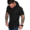 thumbnail image 3 of Sudadera con capucha para hombre Sudadera con capucha de algodón Sudadera con capucha de ocio que absorbe el sudor Sudadera con capucha, negro, XL Scienceny AP000762-15, 3 of 7