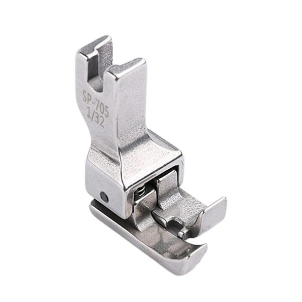 Prensatelas para máquina de coser, piezas para prensatelas, máquina de coser plana con ruedas, borde resistente para dobladillos 1mm