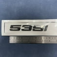 thumbnail image 2 of Gloss Black 535i Emblem Badge for BMW 535 Rear Trunk Replacement Nameplate, 2 of 5