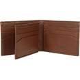 thumbnail image 5 of Steve Madden Mens Glove Leather RFID Blocking Passcase Wallet Cognac, 5 of 6