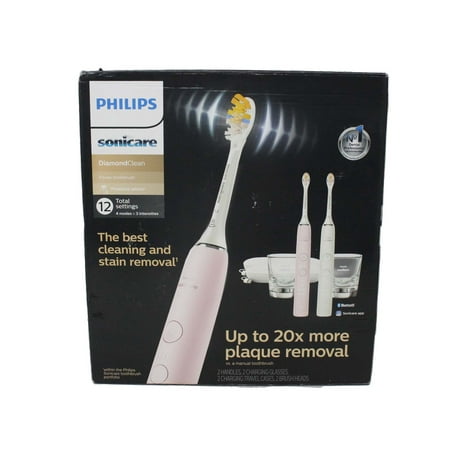Philips Sonicare DiamondClean Power Toothbrush Set (Pink/White)