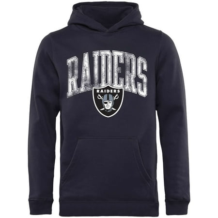 - Oakland Raiders NFL Pro Line by Fanatics Branded Youth Showtime Wide Arch Pullover Hoodie - Black