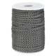 thumbnail image 1 of Cuerda Paracord Uxcell 330lb, 4mm 7 hebras, cordón de carrete para camping, hamaca, cuadrícula negra y blanca, 98 pies, 1 of 6