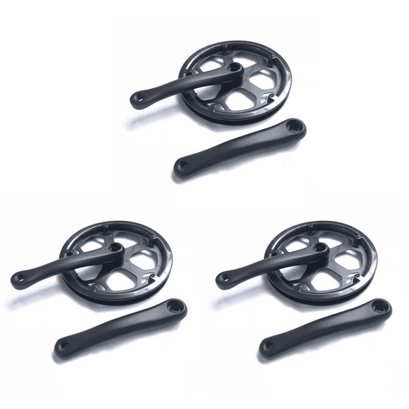 3X Folding Bike Crankset 48T Square Hole 170Mm Cnc Crankset Bicycle Crank Set Sprocket