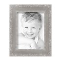 thumbnail image 2 of ArtToFrames 6" x 8" Classic Antique Silver Picture Frame, 6x8 inch Silver Wood Poster Frame (WOM-4926), 2 Pack, 2 of 6