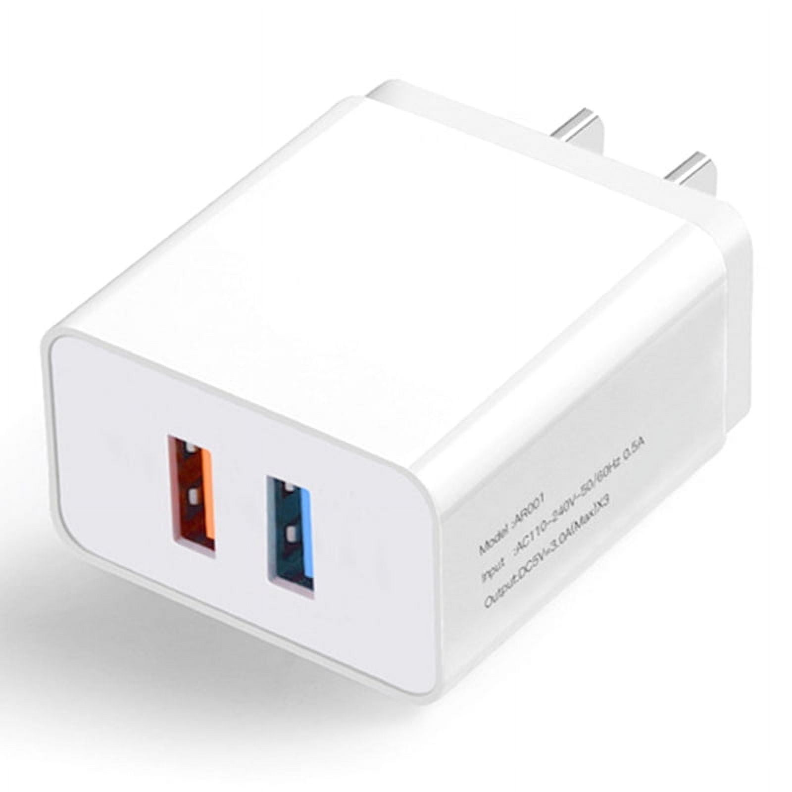 USB Wall Charger, Charger Adapter, TRMTECH 10Pack 2.1A Dual Port Quick Charger Plug Cube for iPhone 14 13 12 11 Pro Max 10 SE X XS 8 Plus Samsung Galaxy S22 S21 S20 Power Block Fast Charging Box Brick