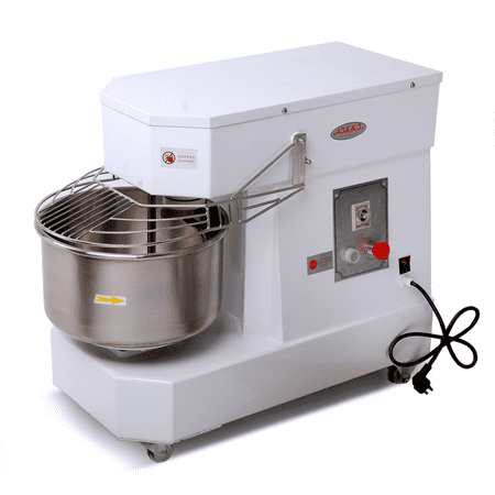 Hakka Commercial Dough Mixers 10 Quart Stainless Steel Spiral Mixer-DN10(110V/60Hz,1