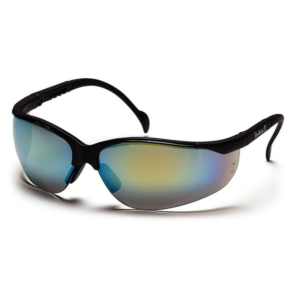 Black Frame/Gold Mirror Lens