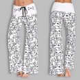 thumbnail image 1 of Puntoco Mujeres Casual Nueva Moda Cat Prints Cordón Pantalones Leggings Puntoco Puntoco-949, 1 of 9