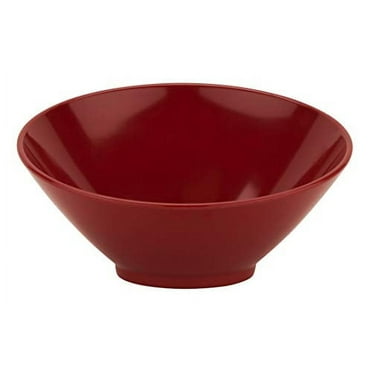 G.E.T. Angled Cascading Serving Bowl for Salads, Rice and Dessert, 24 Ounce / 9.25", Cranberry Cranberry 24 Ounce