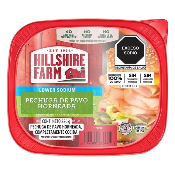 Pechuga de pavo Hillshire Farm horneada 226 g