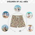 thumbnail image 6 of Vintage Rose Floral Print Boys Swim Trunks Quick Dry Boy Swim Shorts for 3-14 Years, 6 of 8