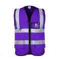 thumbnail image 4 of ZHaobin High Visibility Safety Vest with Pockets Reflective Work Vest ANSI/ISEA Class 2 (Blue,full chest 120cm), 4 of 6