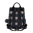 thumbnail image 2 of FORMRS Women's Travel Backpack Purse Anti-Theft Hidden Pockets Casual Shoulder Bag, Red Fireworks Pattern, 2 of 7