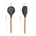 thumbnail image 2 of Juego de utensilios de cocina de silicona de 2 uds para encimera, utensilios de cocina de utensilios de cocina de madera Namotu CPB-US-YYM792-4, 2 of 5