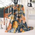 thumbnail image 4 of Pioneer Flower Floral Print Pattern Blanket,Comfortable Soft Flannel Throw Blanket,All Season,Warm Lightweight Blankets for Sofa Bed Couch Living Room Chair,50"x60", 4 of 4