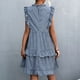 thumbnail image 1 of Vestido, vestido suelto sin mangas plisado con escote redondo, poliéster para encuentros diarios LYUMO Lustrado y Reparación de Zapatos, 1 of 5