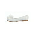 thumbnail image 2 of Dempsey Marie Little Girls Flat Flower Dress Shoe, 2 of 3