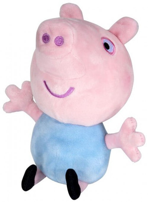 6" TY Beanie Peppa Pig Muddy Puddles Plush Animal Stuff Toy MWMT's w/ Heart Tags 