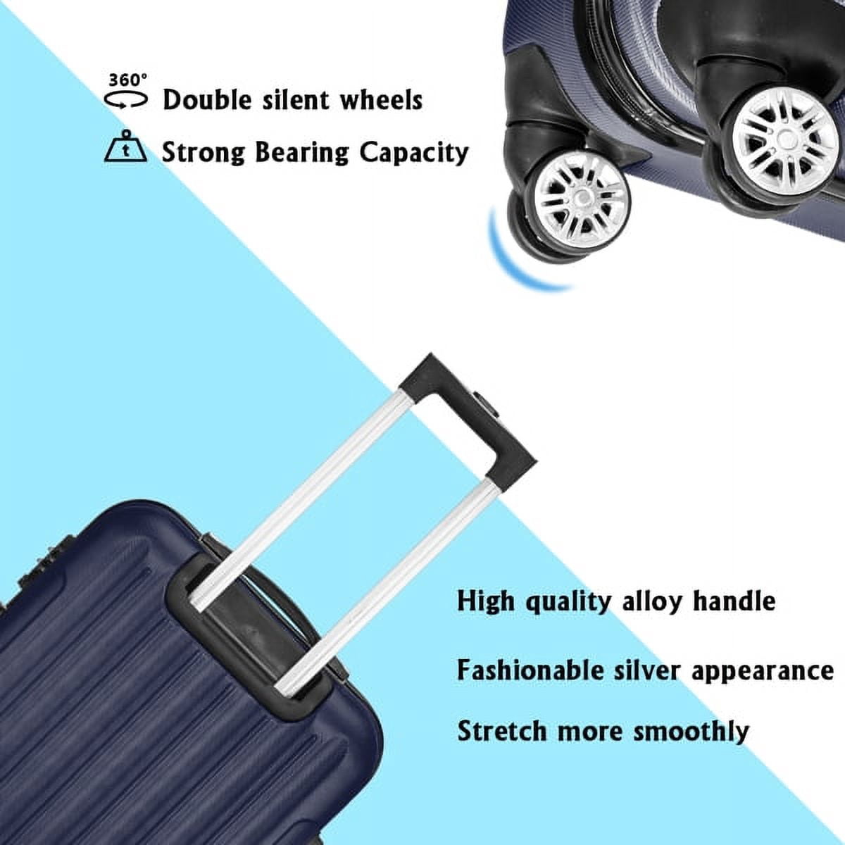 Cotinse Luggage Set Suitcase,3-In-1 Multifunctional Large Capacity Traveling Storage Suitcase Luggage Set,Navy Blue