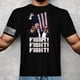 thumbnail image 2 of Trump Sobrevivió Camiseta Rally Shooter USA Freedom Trajes Casuales, 2 of 9