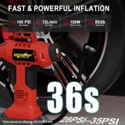 Mellif Cordless Tire Inflator Portable Air Compressor Compatible with Milwaukee 18V Battery(Tool Only)