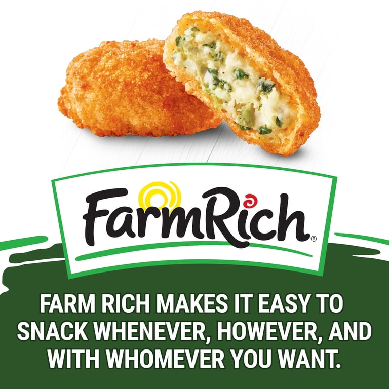 Farm Rich Spinach Artichoke Dip Bites, 14 oz (Frozen Snacks