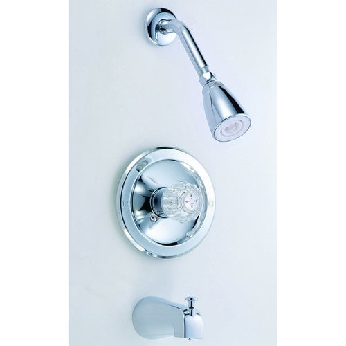 Hardware House Single Handle Tub & Shower Faucet Finish Chrome