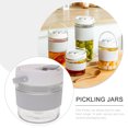 thumbnail image 3 of Miangastore Kitchen Jar Vegetable Fermenting Jar Light Grey Plastic 1Pcs 5.3X4.3In, 3 of 8