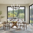 thumbnail image 3 of POVISON-Maxwell - Round Glossy Sintered Stone Dining Table, 3 of 6