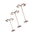 thumbnail image 2 of ziyahi 3x Iron T Bar Earring Necklace Jewelry Display Stand Rack Copper-Wave, 2 of 9