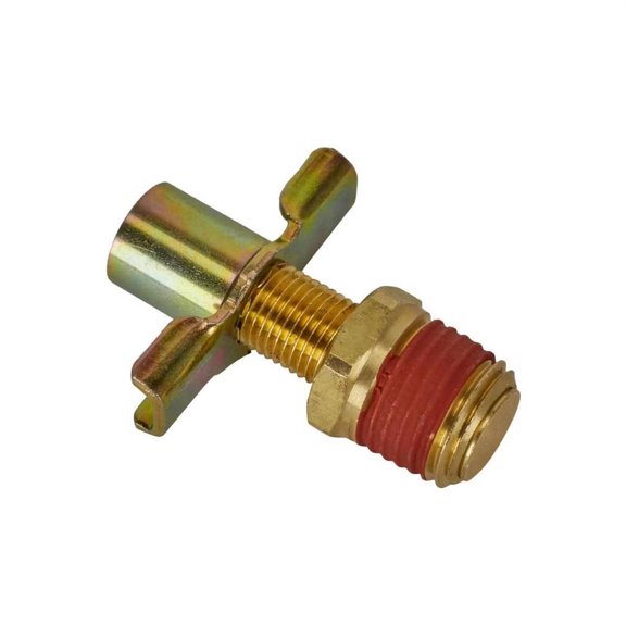 Radiator Brass Petcock Drain Valve, Each