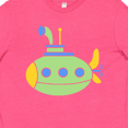 thumbnail image 4 of Inktastic Cute Green Submarine Youth T-Shirt, 4 of 5