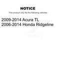 thumbnail image 2 of SIM Front Rear Semi-Metallic Brake Pads Kit for Car Honda Ridgeline Acura TL KSM-100194, 2 of 8