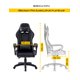 thumbnail image 2 of Silla Gamer Beckon PRO Roja con bordado, 2 of 6