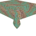 thumbnail image 1 of Juego de manteles florales de Paisley indio verde 150x210 cm ABPHQTO, 1 of 3