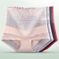 thumbnail image 5 of Womens Underwear Seamless Bikini Lace Underwear Half Back Covering Panties String Bikini Underwear for Women Lace Pads Underwear for Women plus Size Ruffle Panties High Cut Underwear Women Vs, 5 of 5