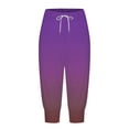 thumbnail image 3 of SIYUDAN Women Pants Business Casual Pants For Women Purple Adult Baggy Pants Women Lounge Pants Women High Waisted Pants Summer Pants, 3 of 4