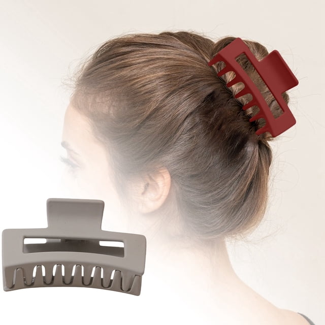 Pinza para el pelo PS de tamaño grande para cabello grueso Accesorios para el pelo minimalistas Duraderos y elegantes