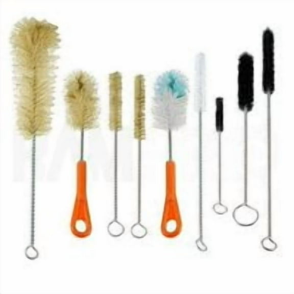 Bottle Brush Sets - 9pcs Cleaning Bottle Bristle Brush Cleaner - Long, Soft, Stiff, Small Kits for Baby Bottle, Tubes, Jars