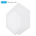 thumbnail image 3 of Uxcell Paint Canvases for Painting, 2 Pack 8x7/12x10 Inch Hexagon Wood Frame Stretched Blank Art Board Panels White, 3 of 5