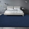thumbnail image 5 of TWINNIS Soft Area Rug Modren Rugs for Living Room Memory-Foam Carpets,Softness Rugs for Bedroom,Navy Blue,5'x7', 5 of 7