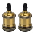thumbnail image 2 of Lamp Holder, Vintage Lamp Socket Widely Use Exquisite Design  For E26/27 Bulb Yellow Bronze, 2 of 8