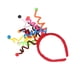 thumbnail image 2 of KAKOWELY 1 diadema de bola de pelo de colores con diseño de tentáculo de primavera, broche creativo para el cabello, accesorios para fiesta de carnaval., 2 of 4