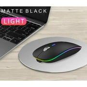 TENMOS Wireless Bluetooth Mouse Rechargeable Silent Mouse Dual Mode (Bluetooth 5.1 + 2.4G) with Nano Receiver