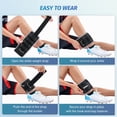 thumbnail image 6 of Adjustable Ankle Weights, 0.8-4 lb Modularized Leg Weight Straps for Women Men, Weighted Ankle Weight Set with Reflective Strip, 6 of 7