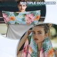 thumbnail image 6 of Garronmavis Hibiscus Floral Car Seat Towel Cover Breathable Non-Slip Material with Included Storage Bag 1 PC Front Seat Universal Fit for Cars Sedan SUV Van Trucks, 6 of 9