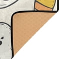 thumbnail image 3 of Yayeee Area Rugs for Living Room 5.2'x4' Indoor Non Slip Washable Bedroom Carpet, Halloween Happy Ghosts, 3 of 5