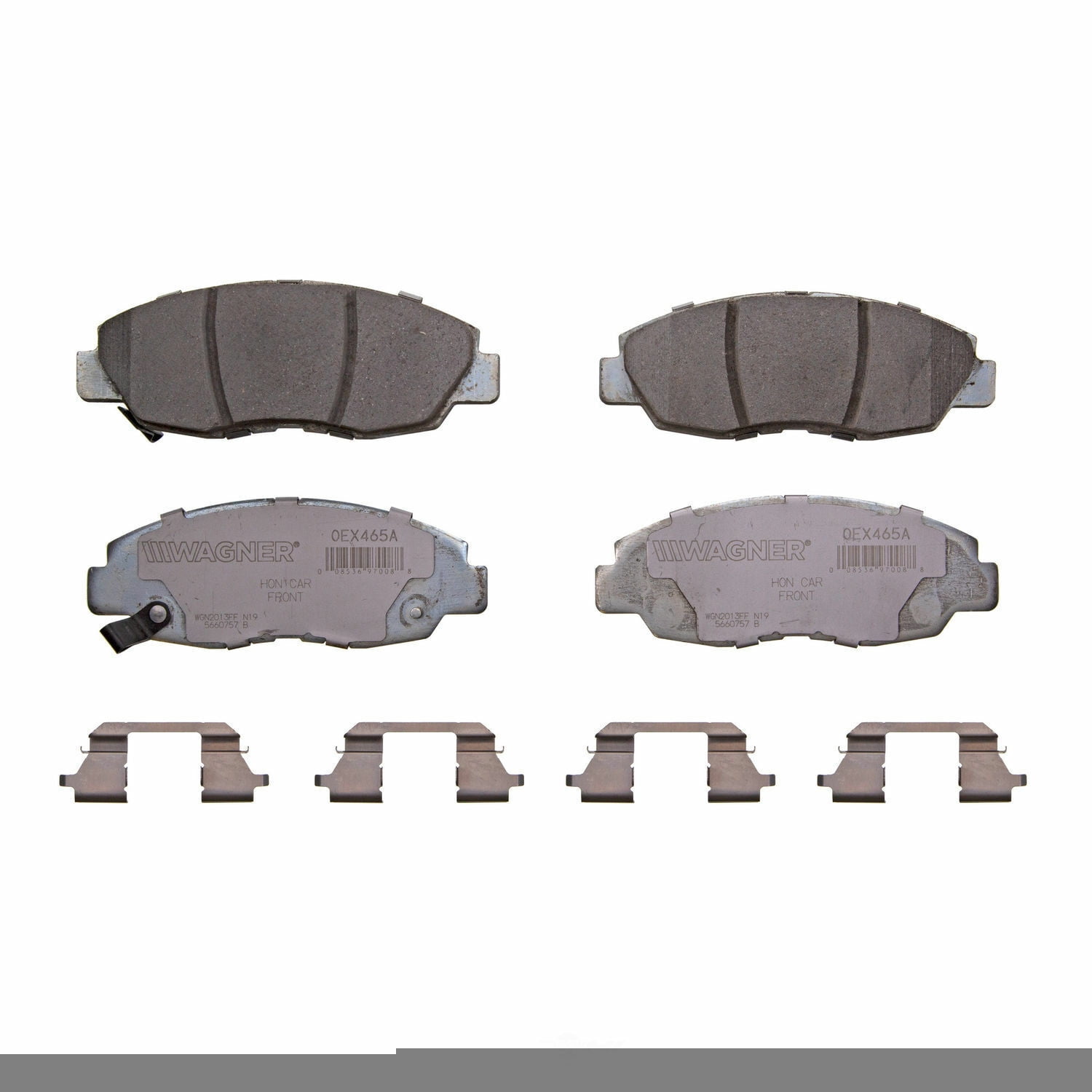 Disc Brake Pad Set Fits select: 2003-2009 HONDA CIVIC LX, 2010-2011 HONDA CIVIC VP