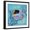 Black Frame, variant on Art.com Azure Tropical Fish I Art Print by Paul Brent, 16" x 16"